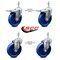Service Caster 5 Inch Solid Polyurethane Swivel 10mm Stem Caster Total Lock Brake SCC, 2PK SCC-TSTTL20S514-SPUS-M1015-2-S-2 - alternate 3